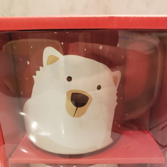 New Tim Hortons Polar Bear Stackable 2 mug gift set, 415 mL each - Picture 4 of 5